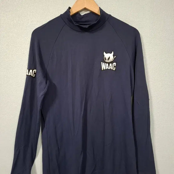 [BUNJANG] Waak Navy Golf Long Sleeve T-Shirt Size 95 / 왁 네이비 골프 긴팔티 95 간절기용