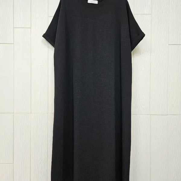 [BUNJANG] Lucky Room Black Boxy Dress / 럭키룸 블랙 박시원피스