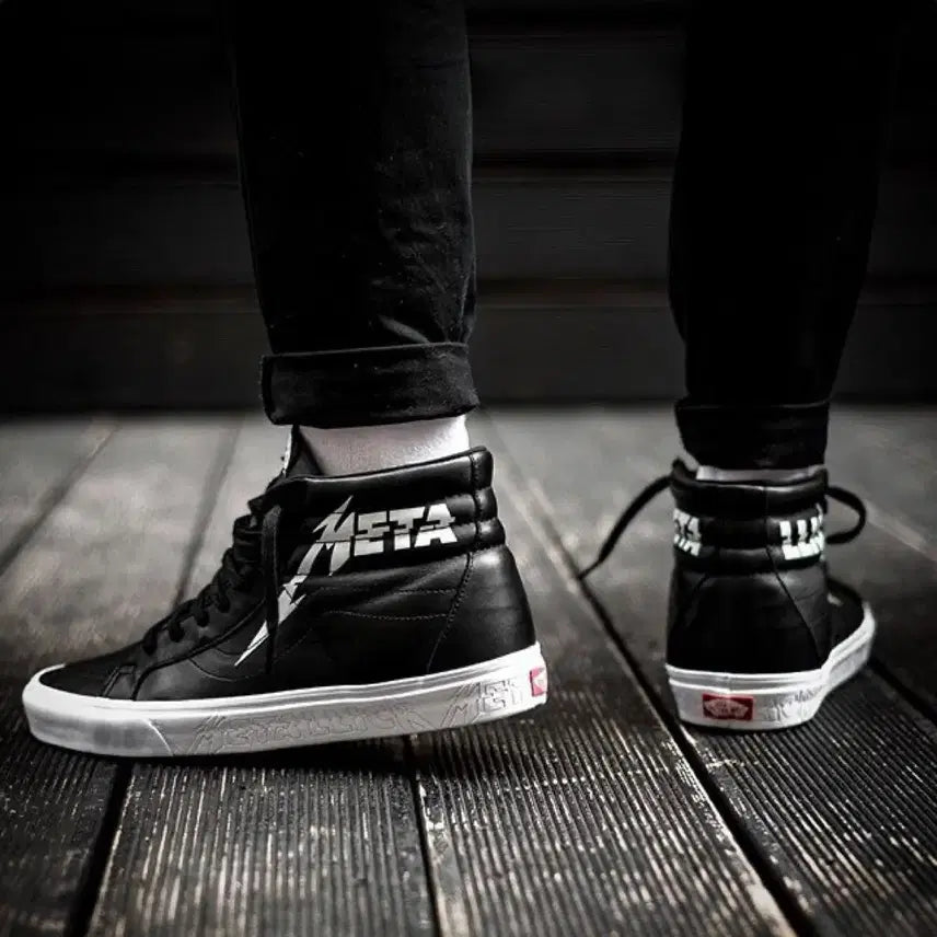 [BUNJANG] Vans x Metallica Sk8-Hi Black / 반스 x 메탈리카 스케이트 하이 블랙