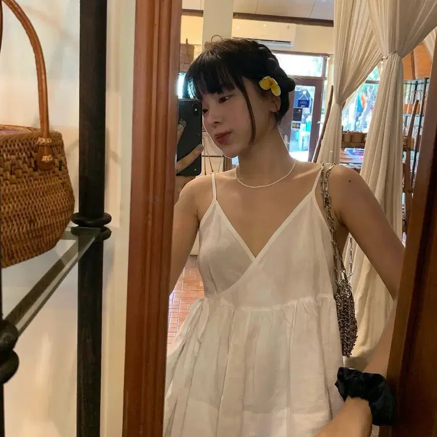 [BUNJANG] Without Summer Adjustable Strap Tank Top / 위드아웃썸머 나시
