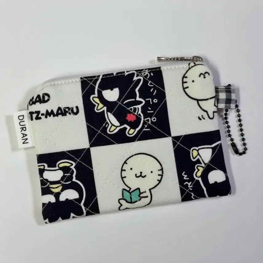 [BUNJANG] Bad Badtz-Maru Vintage Fabric Zipper Wallet / 배드바츠마루 고전원단 지퍼지갑