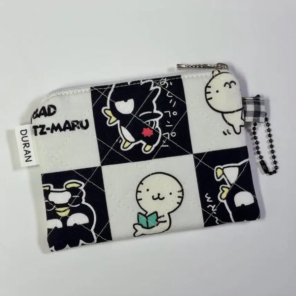 [BUNJANG] Bad Badtz-Maru Vintage Fabric Zipper Wallet / 배드바츠마루 고전원단 지퍼지갑