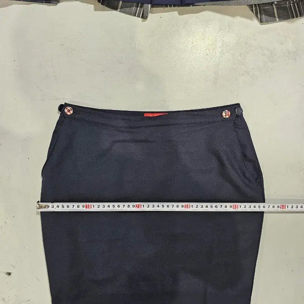 [BUNJANG] Used School Skirt Size 74 (Summer, Navy) / 중고 교복치마 사이즈 74