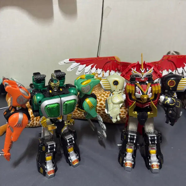 [BUNJANG] DX Gaoranger Gao King With Chinese Gaoshark and Gaowolf / 백수전대 가오이카로스 DX . 파워레인저 정글포스 정글타이탄 DX ( 추가로 중국판 가오샤크와 가오울프도 함께 드립니다.)