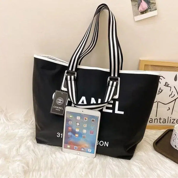 [BUNJANG] Travel Shopper Bag Black / 트래블 쇼퍼백