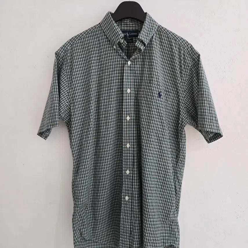 [BUNJANG] Polo Ralph Lauren Checked Short Sleeve Shirt / 폴로 랄프 로렌 반팔 체크 셔츠