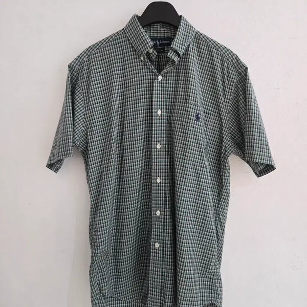 [BUNJANG] Polo Ralph Lauren Checked Short Sleeve Shirt / 폴로 랄프 로렌 반팔 체크 셔츠