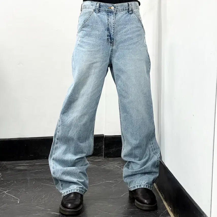 [BUNJANG] Andersson Bell Washed Denim Pants / 앤더슨벨 워시드 데님 팬츠
