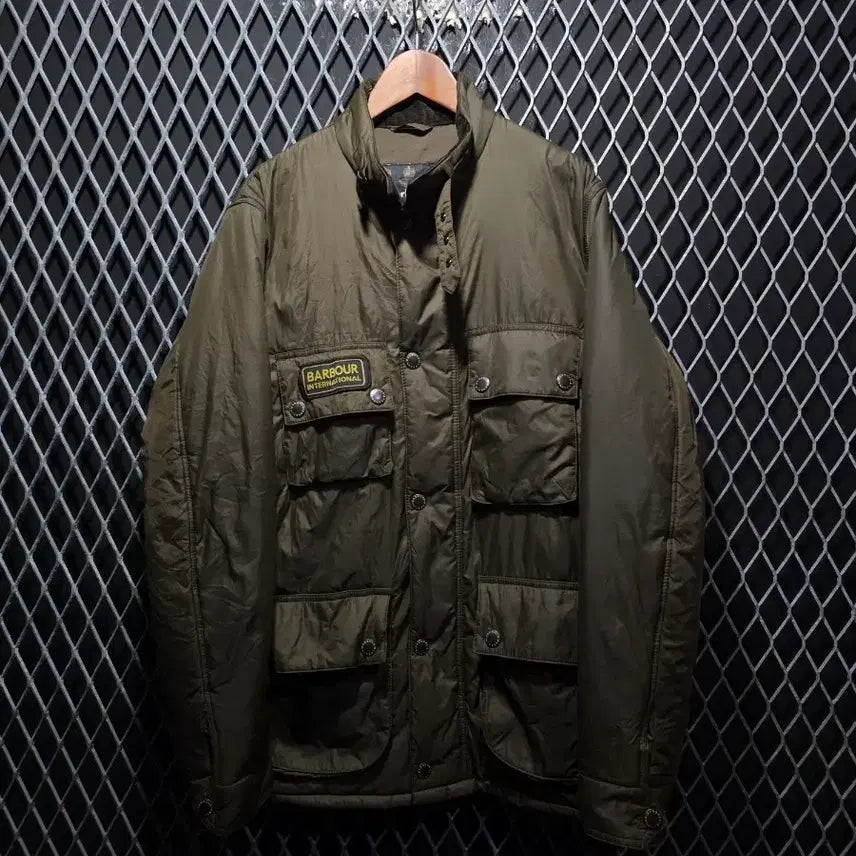 [BUNJANG] Barbour International Padded Jacket S / 바버 인터네셔널 패디드 자켓 S 벨트X