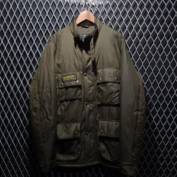 [BUNJANG] Barbour International Padded Jacket S / 바버 인터네셔널 패디드 자켓 S 벨트X
