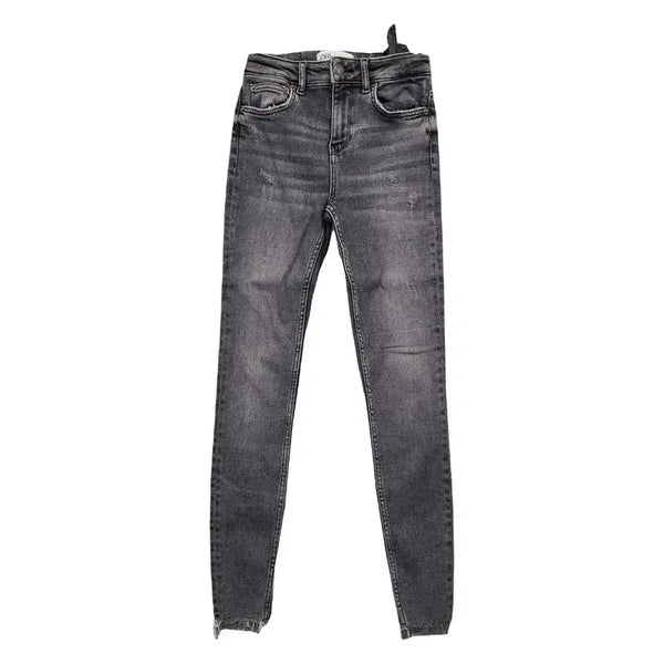 [BUNJANG] ZARA Grey Skinny Fit Jeans Size 34 / 자라 그레이 스키니핏 청바지 24