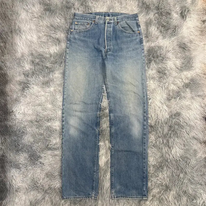 [BUNJANG] Levi's 501 Valencia Vintage Jeans (Size 33x36, Light Wash) / [33] 90s 리바이스 501 발렌시아 usa 연청