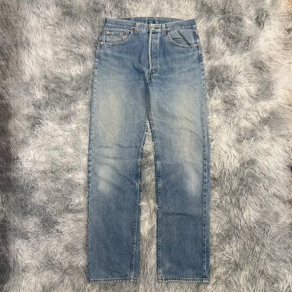 [BUNJANG] Levi's 501 Valencia Vintage Jeans (Size 33x36, Light Wash) / [33] 90s 리바이스 501 발렌시아 usa 연청