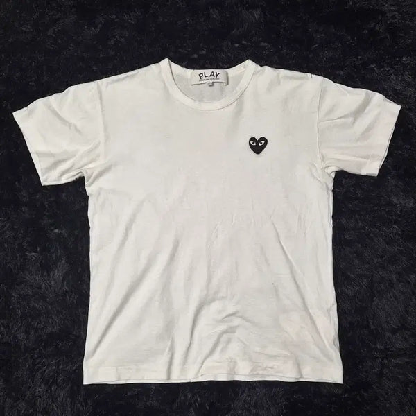 [BUNJANG] Comme des Garçons Black Heart T-Shirt Large / 꼼데가르송 블랙하트 반팔티 정품 L
