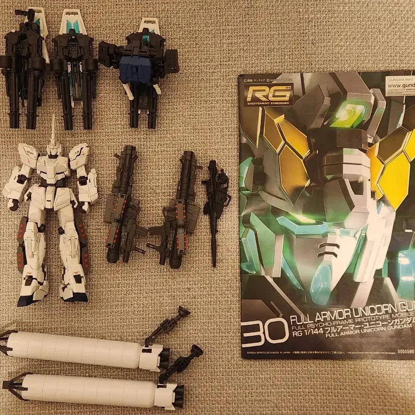 [BUNJANG] RG Full Armor Unicorn Gundam (Pre-assembled) / [RG][가조립] 풀 아머 유니콘 건담