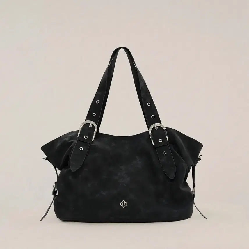 [BUNJANG] HEIRLY BIBI Buckle Big Shoulder Bag Black / 히어리 비비 버클 빅 숄더백 블랙
