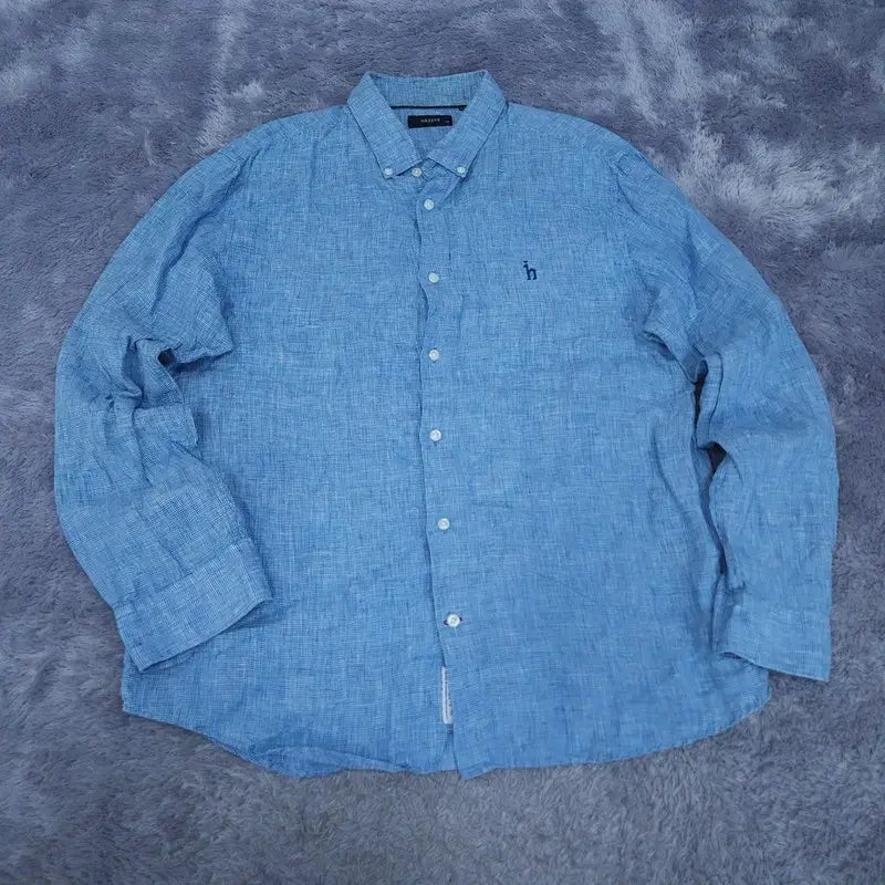 [BUNJANG] Hazzys Linen Shirt / 115 헤지스 린넨 셔츠 | 0722A18