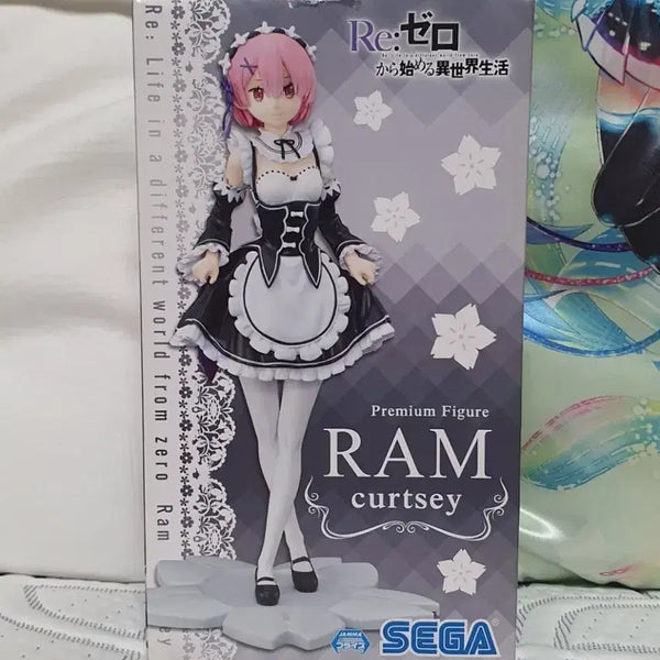 [BUNJANG] Sega Premium Re:Zero Ram Curtsey Ver. Figure / [정품] 세가 프리미엄 리제로 람 curtsey Ver.