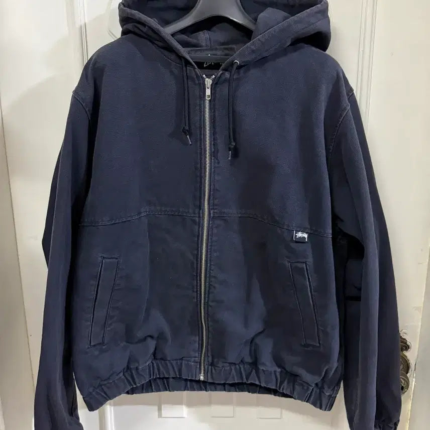 [BUNJANG] Stussy 00s Work Hooded Zip-Up Jacket L / 스투시 00s 워크 후드 집업자켓 L