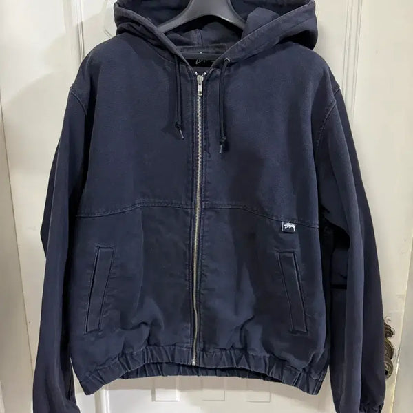 [BUNJANG] Stussy 00s Work Hooded Zip-Up Jacket L / 스투시 00s 워크 후드 집업자켓 L