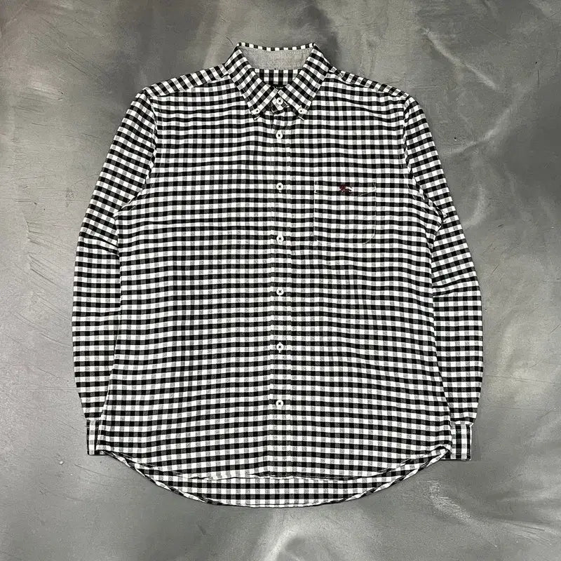 [BUNJANG] Burberry Black Label Check Shirt / 버버리 블랙라벨 체크 셔츠 y18583