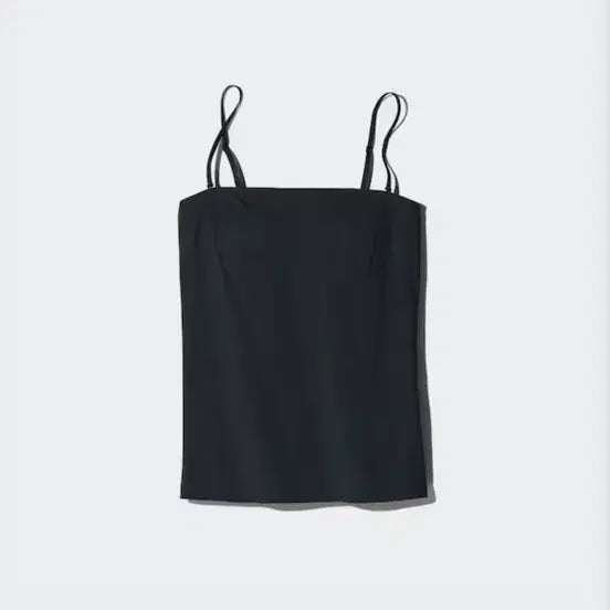 [BUNJANG] Uniqlo AIRism Cotton Bra Tube Top - Black / 유니클로 에어리즘 브라 튜브탑 블랙