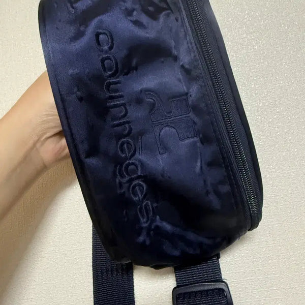 [BUNJANG] Courreges Hip Bag Navy / (급처)꾸레쥬 힙색 네이비 가방