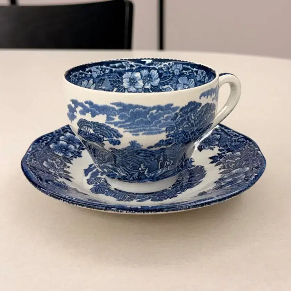 [BUNJANG] Wedgwood Woodland Teacup Set / 웨지우드 우드랜드 찻잔세트 빈티지