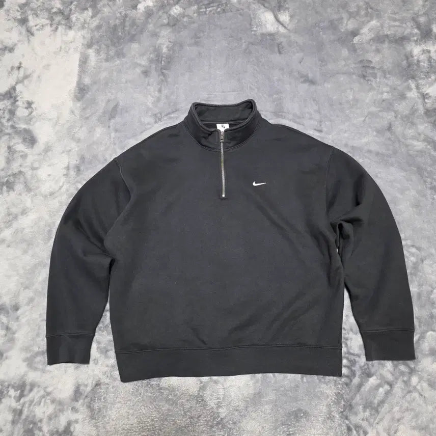 [BUNJANG] Nike NRG Solo Swoosh Quarter Zip Sweatshirt (Fleece Lined) / (XXL)나이키 NRG 솔로 스우지 쿼터집 맨투맨 기모