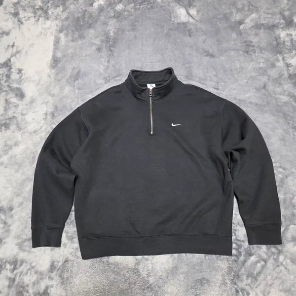 [BUNJANG] Nike NRG Solo Swoosh Quarter Zip Sweatshirt (Fleece Lined) / (XXL)나이키 NRG 솔로 스우지 쿼터집 맨투맨 기모