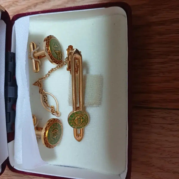 [BUNJANG] Necktie Pin and Cufflink Set / 넥타이핀
