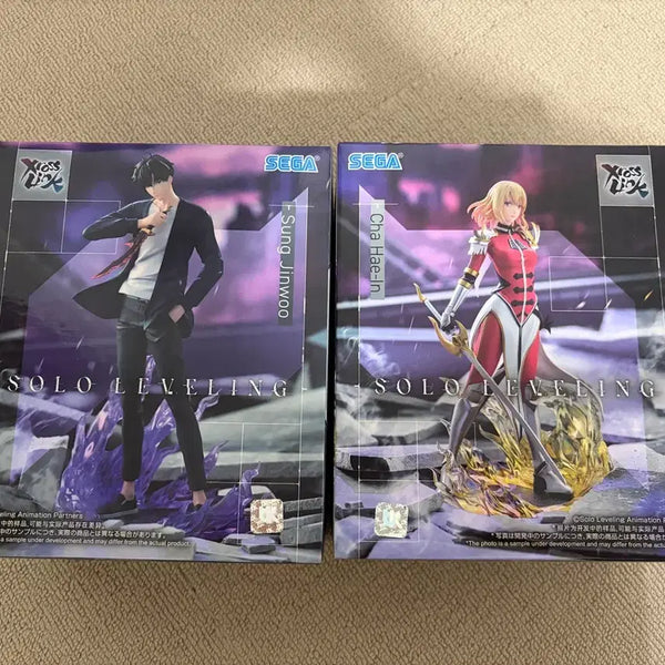 [BUNJANG] Solo Leveling Sung Jinwoo Cha Haein Figure (Sealed) / (미개봉) 나혼자 레벨업 성진우 차해인 피규어