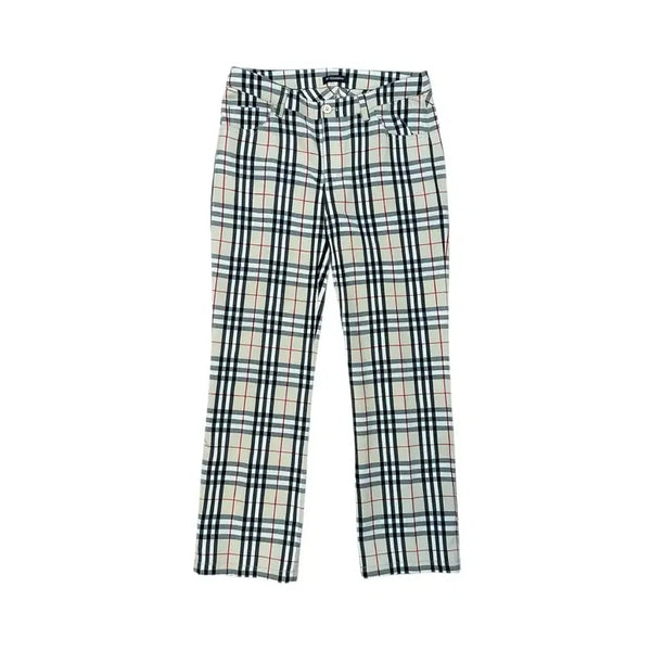 [BUNJANG] Burberry Japan Nova Check Slim Fit Trousers / 버버리 일본판 노바체크 슬랙스