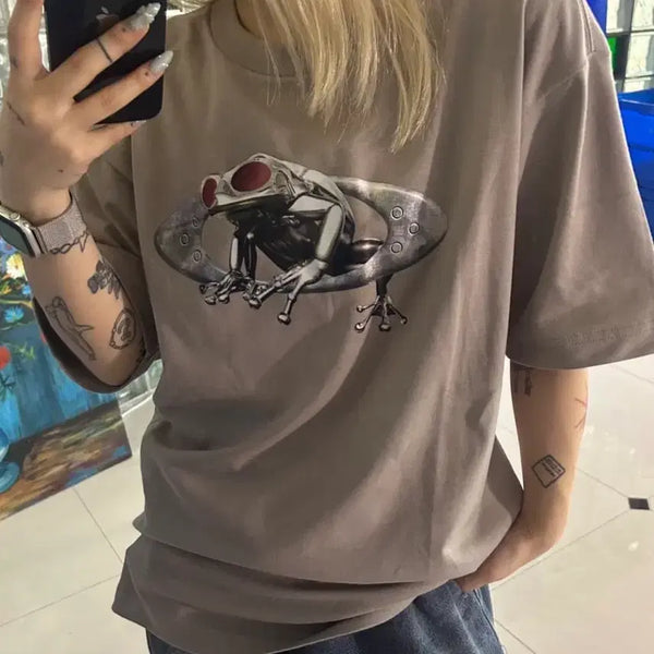 [BUNJANG] Oakley Enhance Qdc SS Tee Frog 5.0 T-Shirt / Enhance Qdc SS Tee Frog 5.0 FOA409028