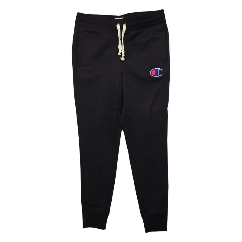 [BUNJANG] Champion Black Logo Jogger Pants Medium / 챔피온 블랙 로고 조거팬츠 MEDIUM