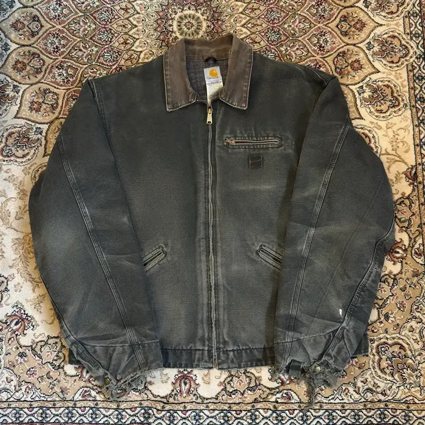 [BUNJANG] Carhartt Detroit Moss Green Jacket 2XL Long / Carhartt Detroit moss green