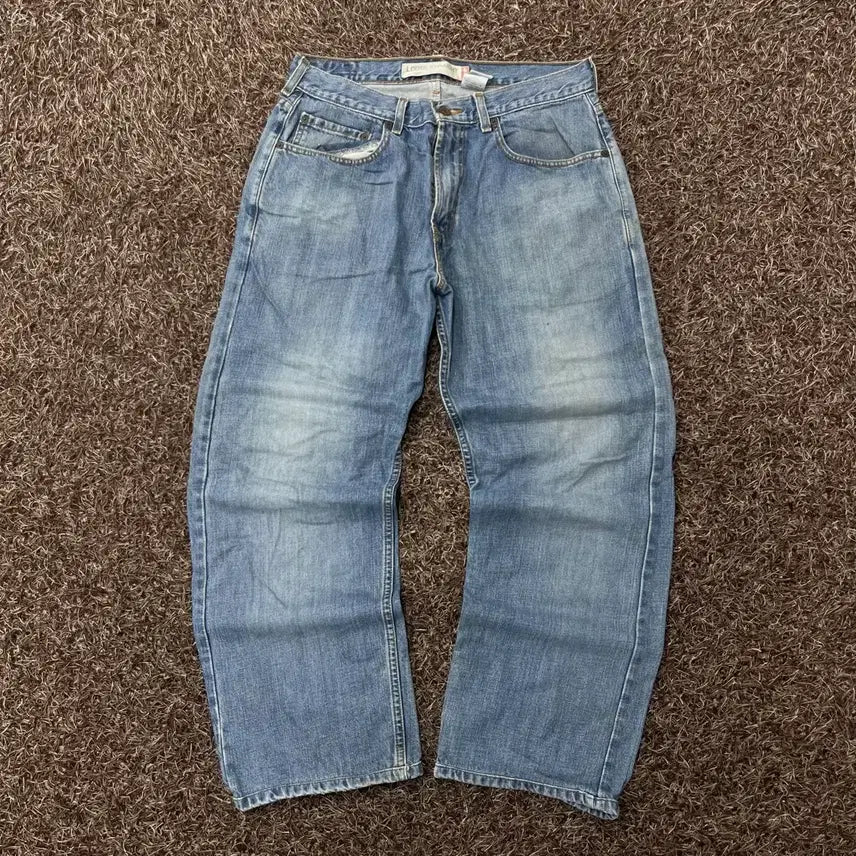 [BUNJANG] Levi's 569 Straight Fit Washed Denim Pants Size 32 / 32 리바이스 569 스트레이트 워싱 데님 팬츠