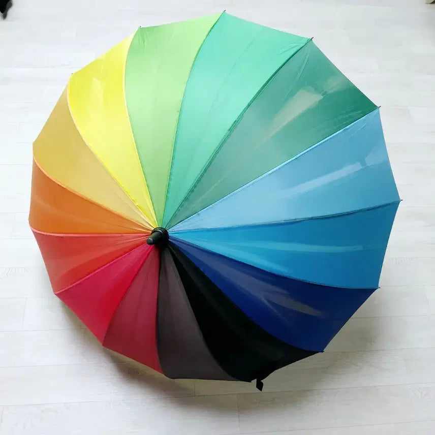 [BUNJANG] Rainbow Color Umbrella / 레인보우 컬러 우산