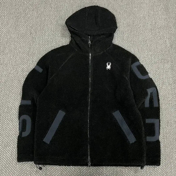 [BUNJANG] Spider Fleece Hooded Jumper V5336 / 스파이더 플리스 후드점퍼 v5336