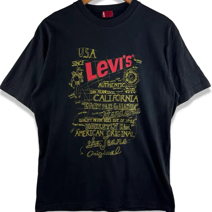 [BUNJANG] Levi's Red Tab Y2K Graphic T-Shirt / 리바이스 레드탭 Y2K 그래픽 티셔츠4579