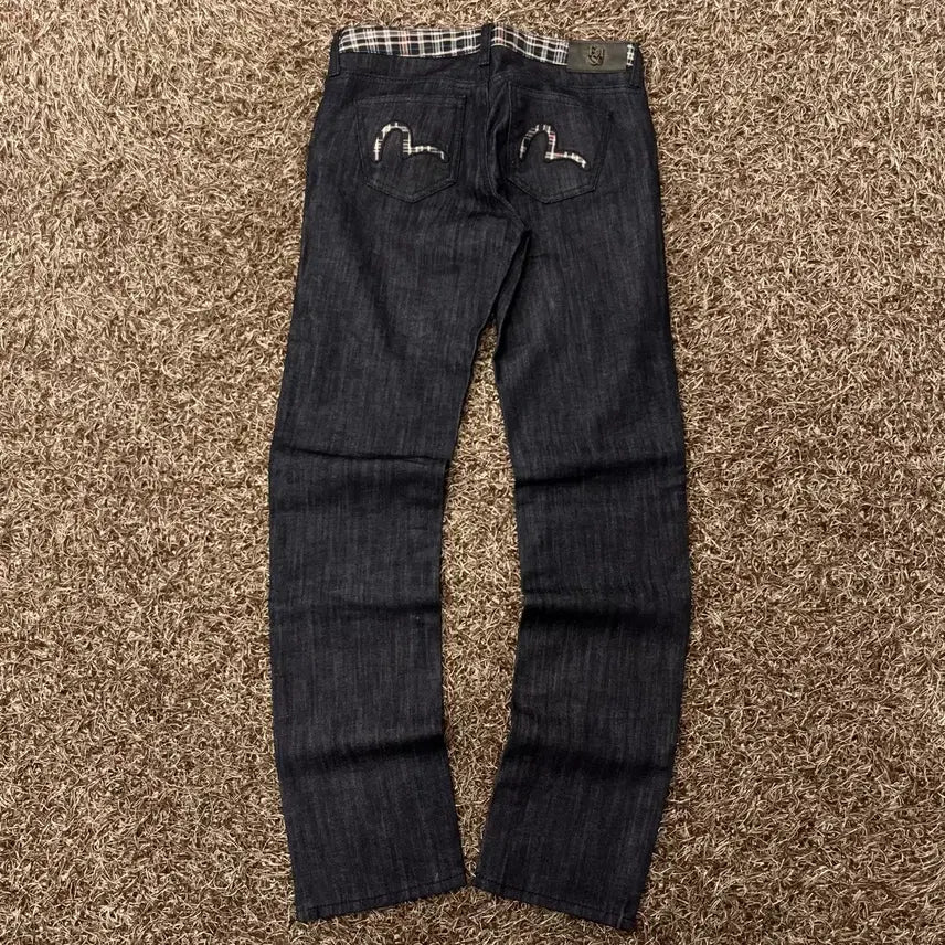 [BUNJANG] EVISU 27 Pocket Logo Denim Pants / 27 에비수 포켓 로고 데님 팬츠