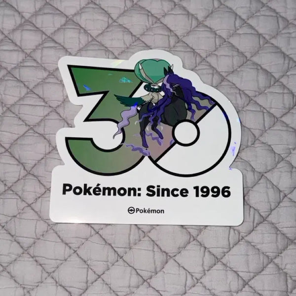[BUNJANG] Pokemon 30th Anniversary Sticker Spectrier / 포켓몬 30주년 스티커 버드렉스 흑마