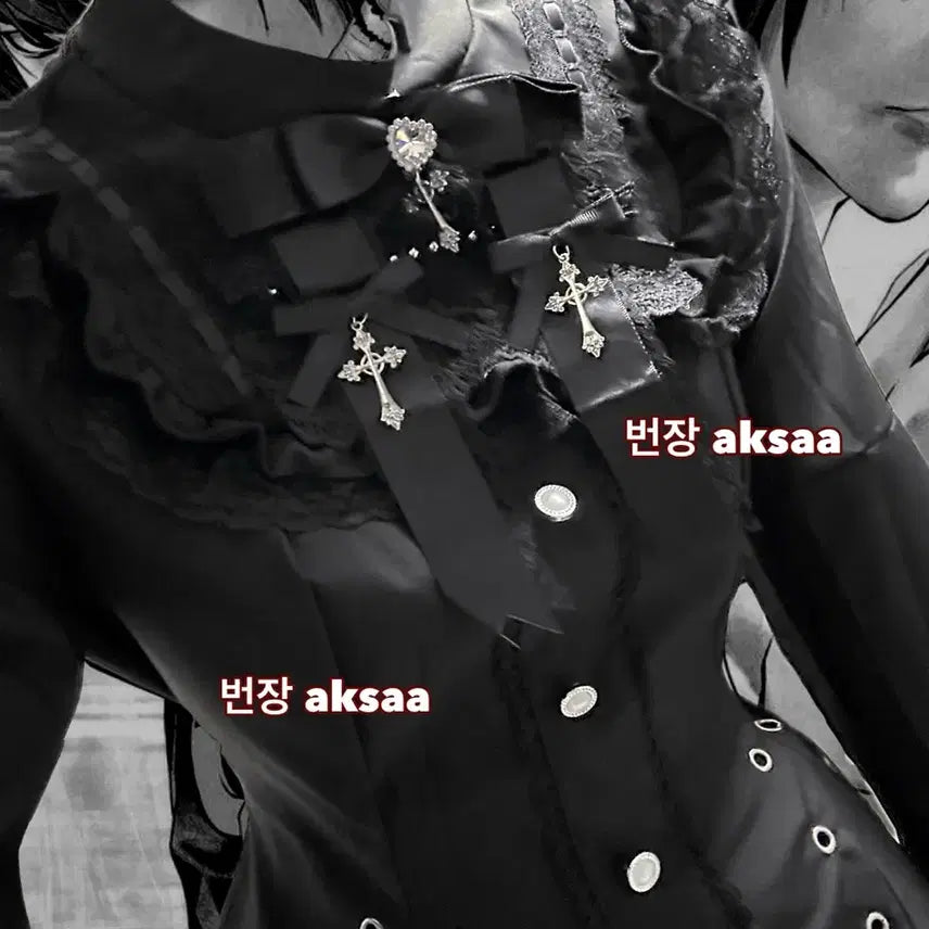 [BUNJANG] Goth Lolita Gothic Lolita Jihrage Genre Subculture One-Piece Dress Set M / 현물) 고스로리 고딕 로리타 지뢰계 서브컬쳐 원피스 드레스 셋업