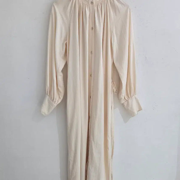 [BUNJANG] Kindersalmon Beige Rayon Nylon Blend Dress / 킨더살몬 드레스