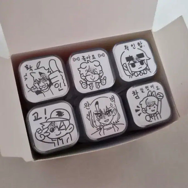 [BUNJANG] Pixely Dinosaur Stamp / 픽셀리 공룡 미수반 스탬프 개별판매