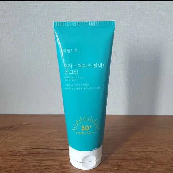 [BUNJANG] Plant Nature Gentle Face & Body Sun Cream / 식물나라 저자극 페이스 앤 바디 선크림