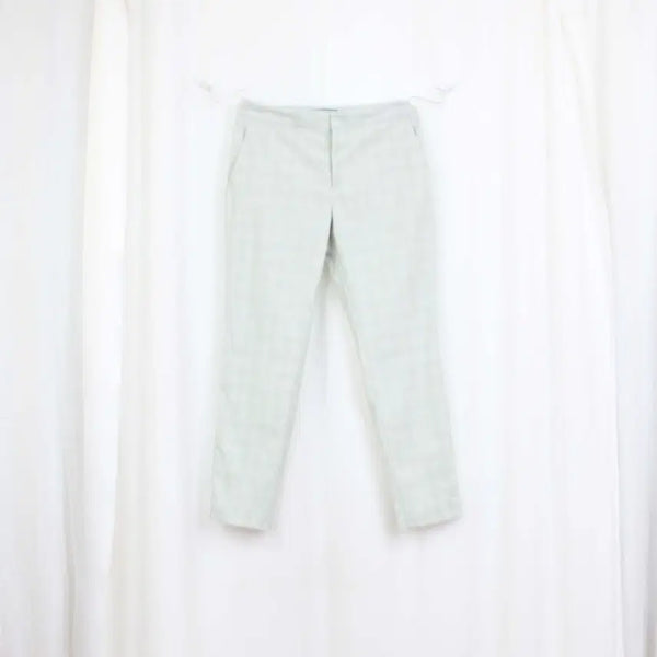 [BUNJANG] ZARA Women's Pastel Mint Cooling Slim Fit Summer Trousers / [정품] 자라 여성 민트 쿨링 여름 긴바지 슬랙스 상상샵