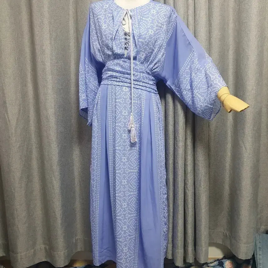 [BUNJANG] Bohemian Banding Maxi Dress / 보헤미안 밴딩 맥시원피스