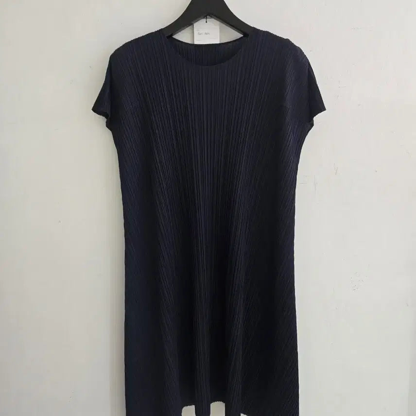 [BUNJANG] Pleats Please Dress Dark Navy / 플리츠 플리즈 드레스