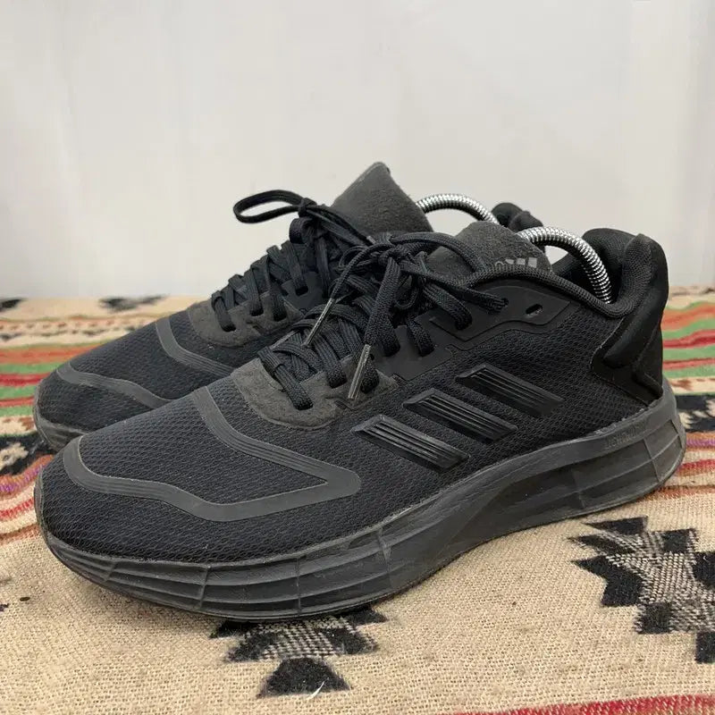[BUNJANG] Adidas Duramo 10 Running Shoes Black 260 X02447 / 아디다스 듀라모 10 블랙 런닝화 운동화 260 X02447
